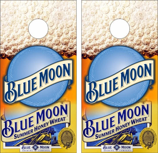 Blue Moon Summer Honey Wheat Cornhole Wraps