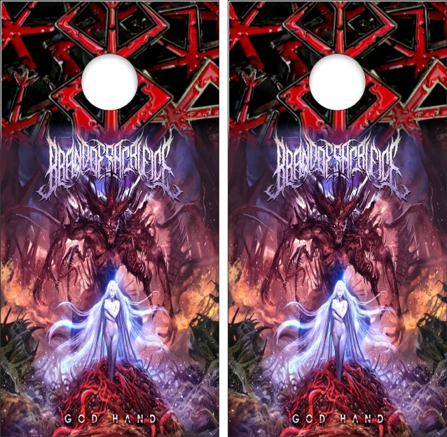 Brand Of Sacrifice Band Music Cornhole Wraps