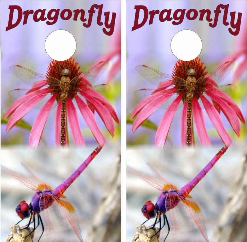 Dragonfly Version 2 Cornhole Wraps