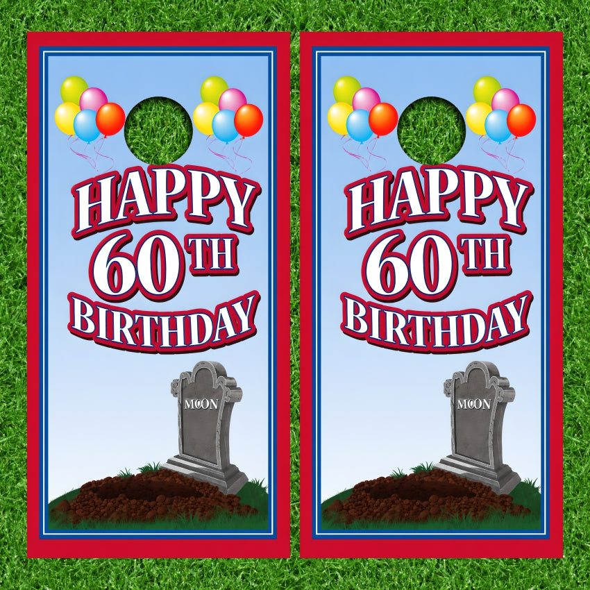 Happy 60th Birthday RIP Cornhole Wraps