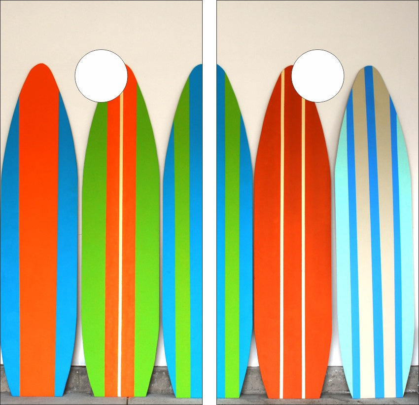 Vintage Surfboards Version 1 Cornhole Wraps
