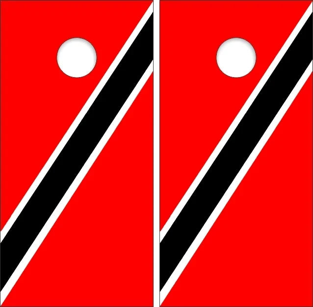 Trinidad & Tobago Flag Cornhole Wraps