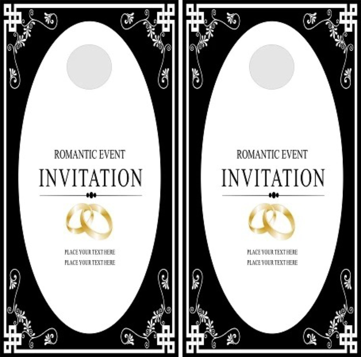 Wedding Invitation Style Custom Name Cornhole Wraps