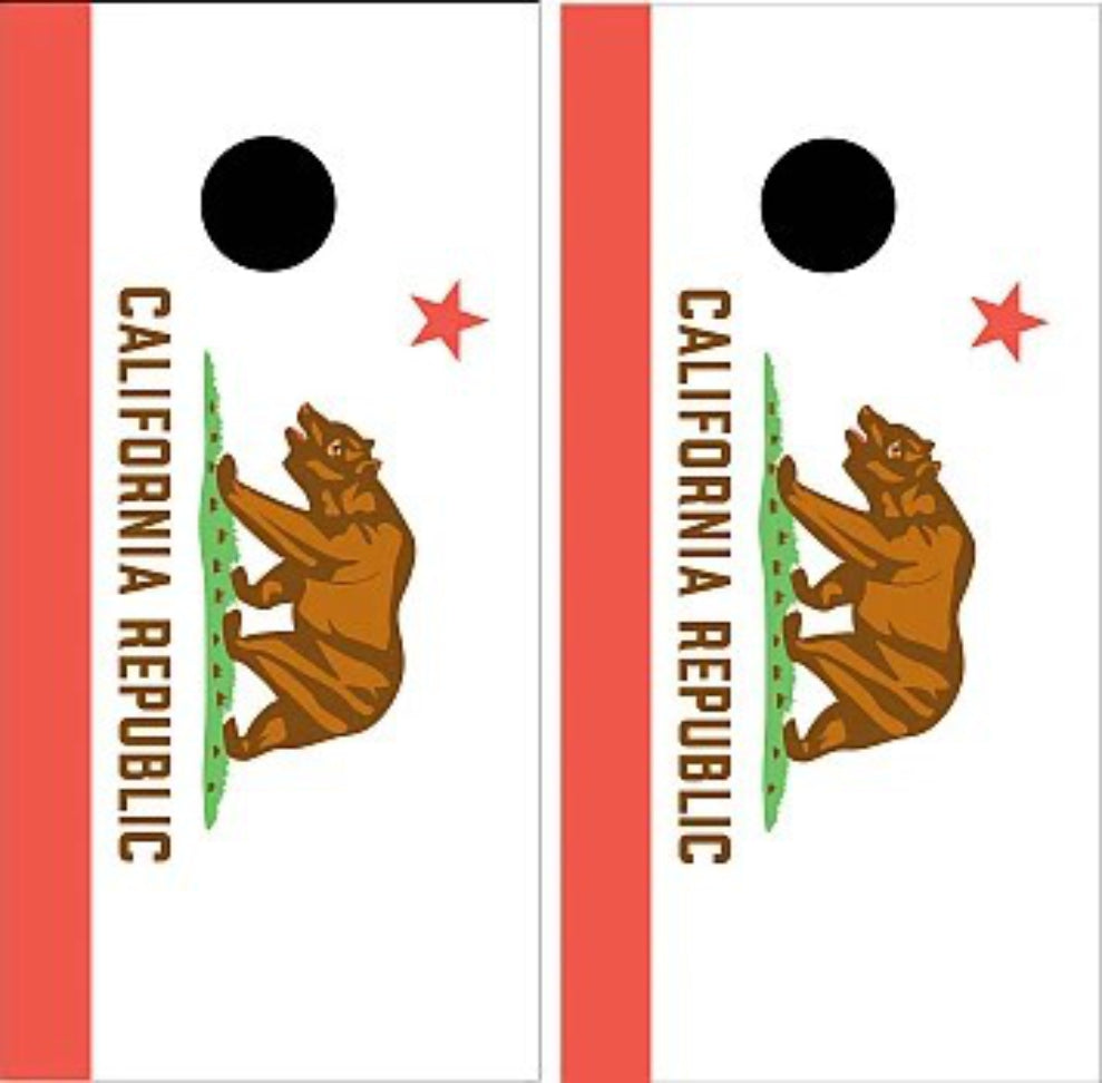 State Flag of California Republic Cornhole Wraps