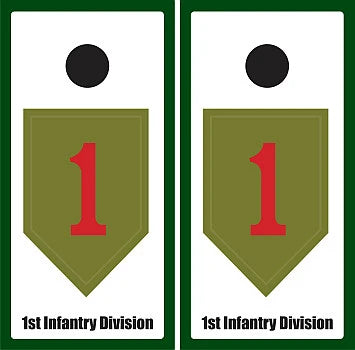 1st Infantry Division Cornhole Wraps