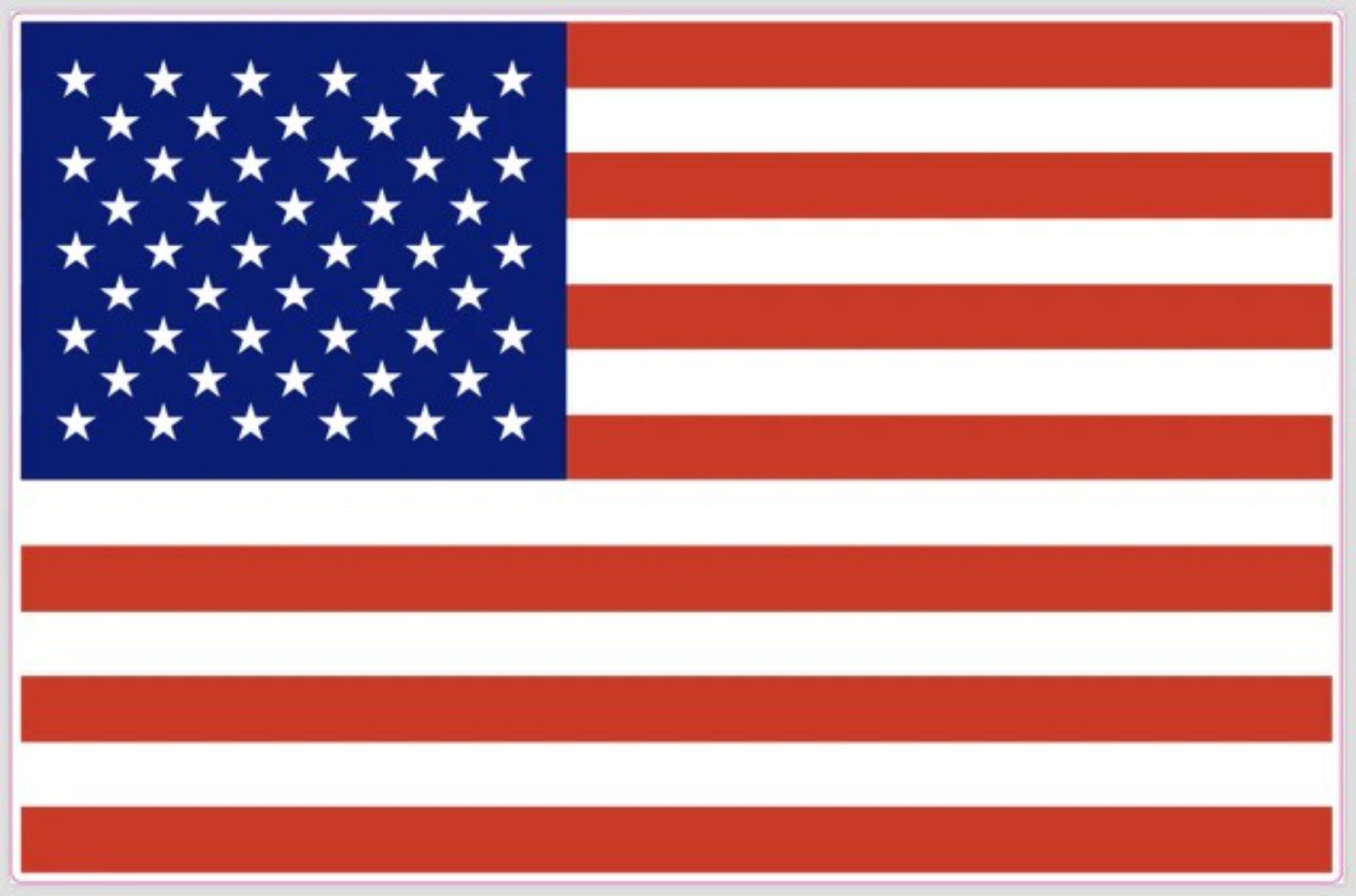 USA American Flag Decal