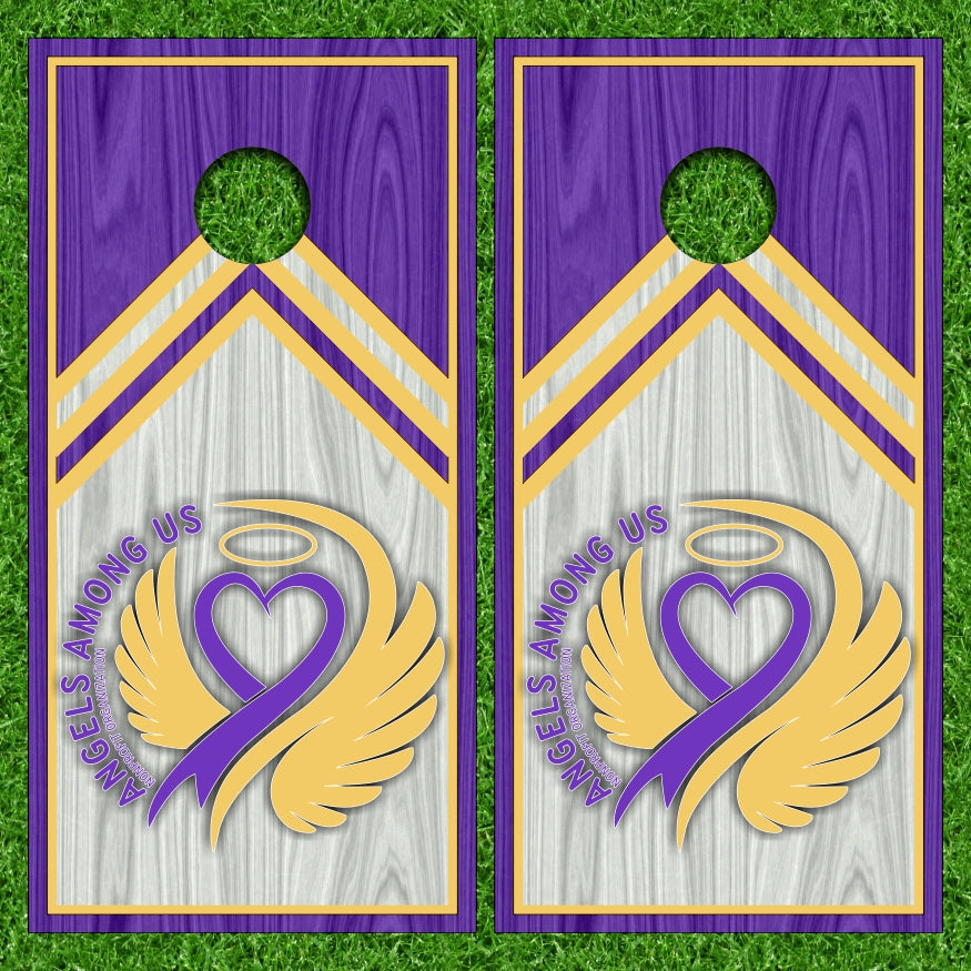 Angels Among Us Non Profit Organization Cornhole Wraps