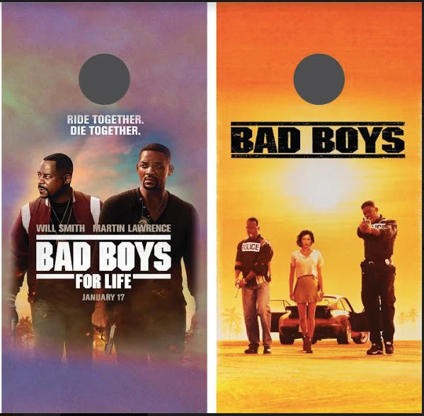 Bad Boys Ride or Die Classic Movie Cornhole Wraps