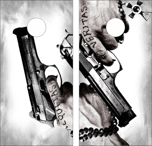 Boondock Saints Classic Retro Style Movie Cornhole Wraps