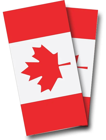 National Canadian Canada Country Flag Solid Color Cornhole Wraps