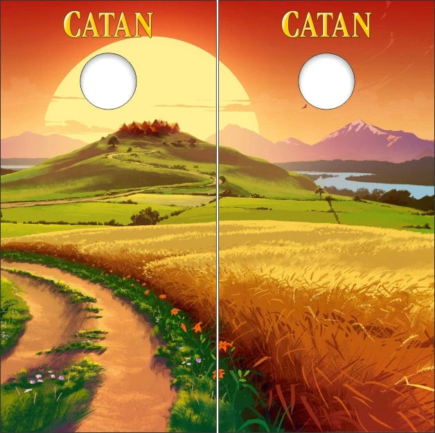CATAN Strategy Board Game Cornhole Wraps