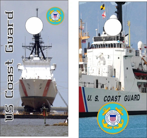 U.S. Coast Guard Rescue Ships Cornhole Wraps