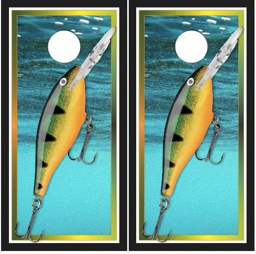 Crankbait Rapala Fishing Lure Bait Cornhole Wraps