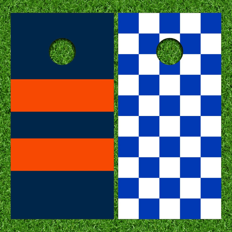 Auburn & Kentucky Flag Combo Cornhole Wraps