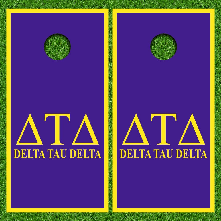 Delta Tau Delta Fraternity Cornhole Wraps