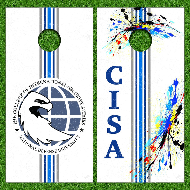 CISA The College of International Security Affairs National Defense University Cornhole Wraps