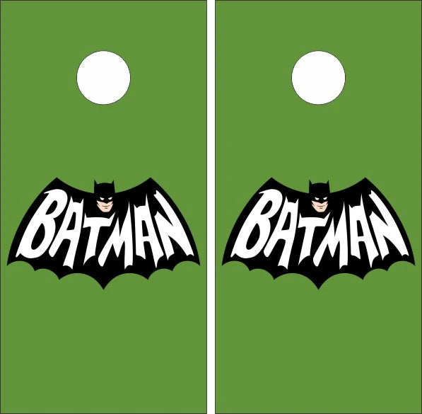 Batman Retro Style Cornhole Wraps