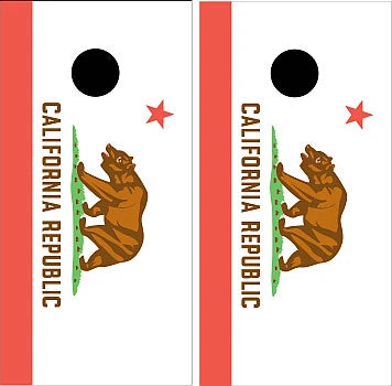 State Flag of California Republic Cornhole Wraps
