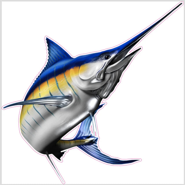 Blue Marlin Decal