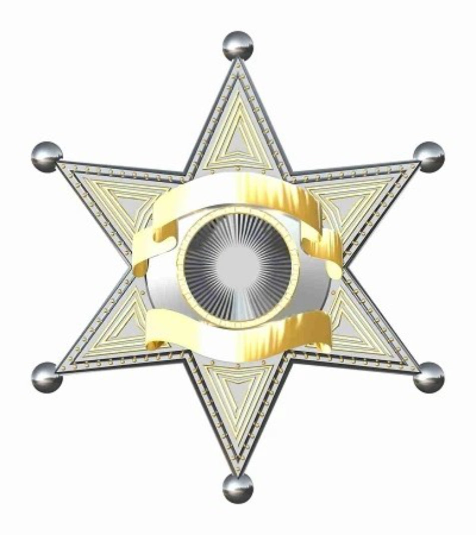 Sheriff Officer Badge Decal