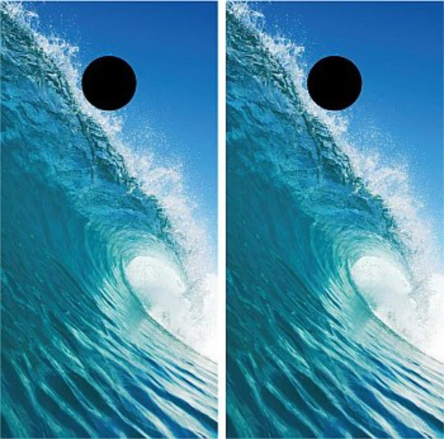 Surfboard Surfing Waves Beach Cornhole Wraps